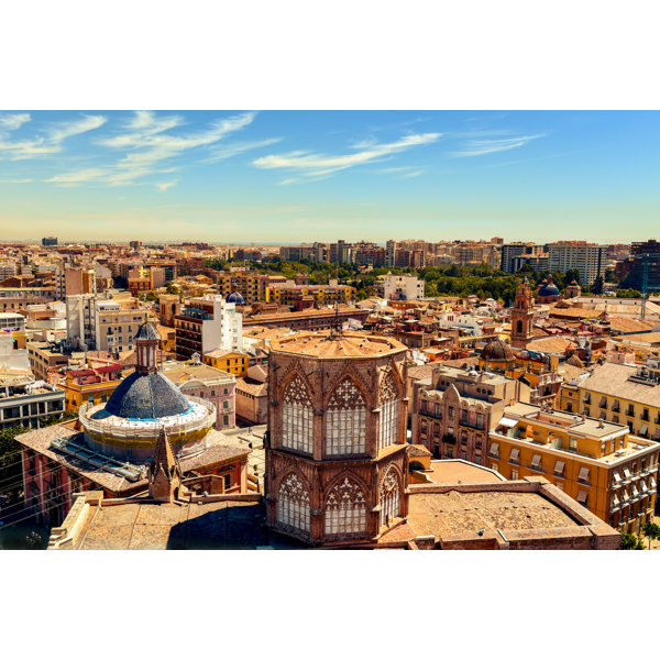 17 Stories Daylesford Valencia, Spain by Nito100 Wrapped Canvas